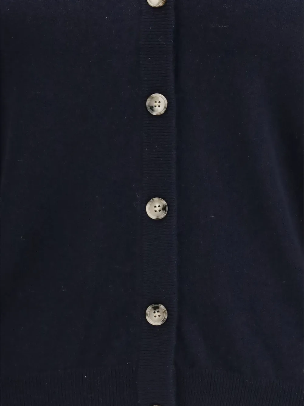 Allude Vest met V-hals Blauw