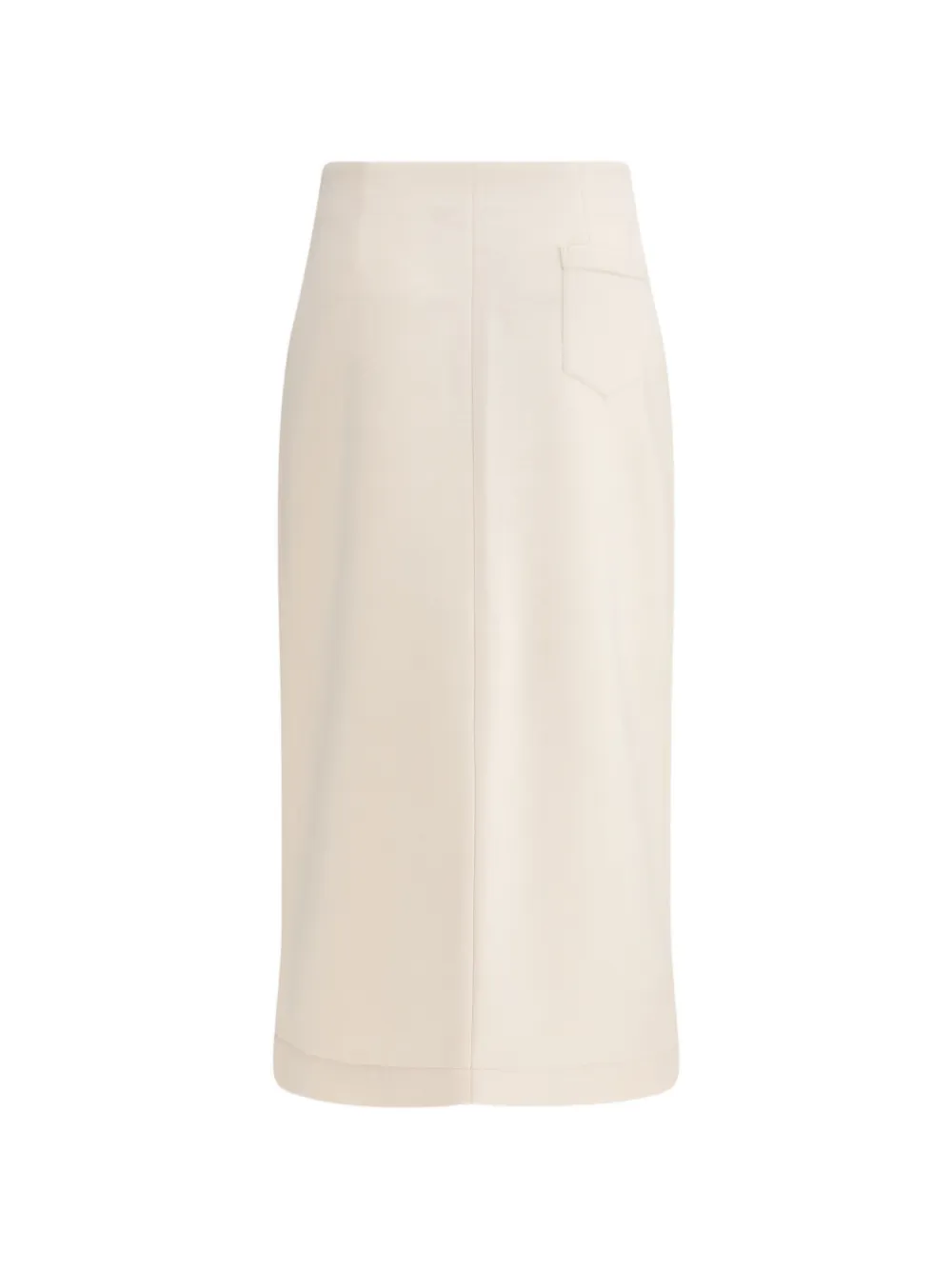 Fabiana Filippi pocket straight midi skirt - Beige