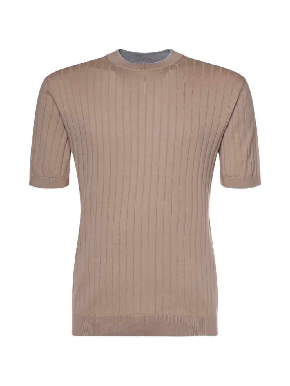 Eleventy ribbed T-shirt - Toni neutri