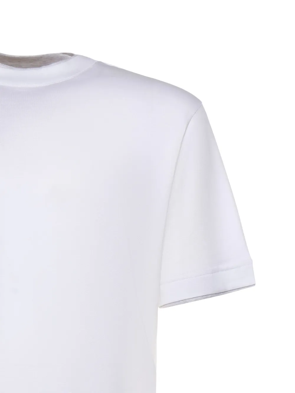 Eleventy T-shirt met ronde hals Wit
