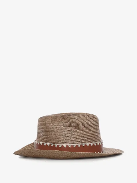 Eleventy chapeau à design trissé