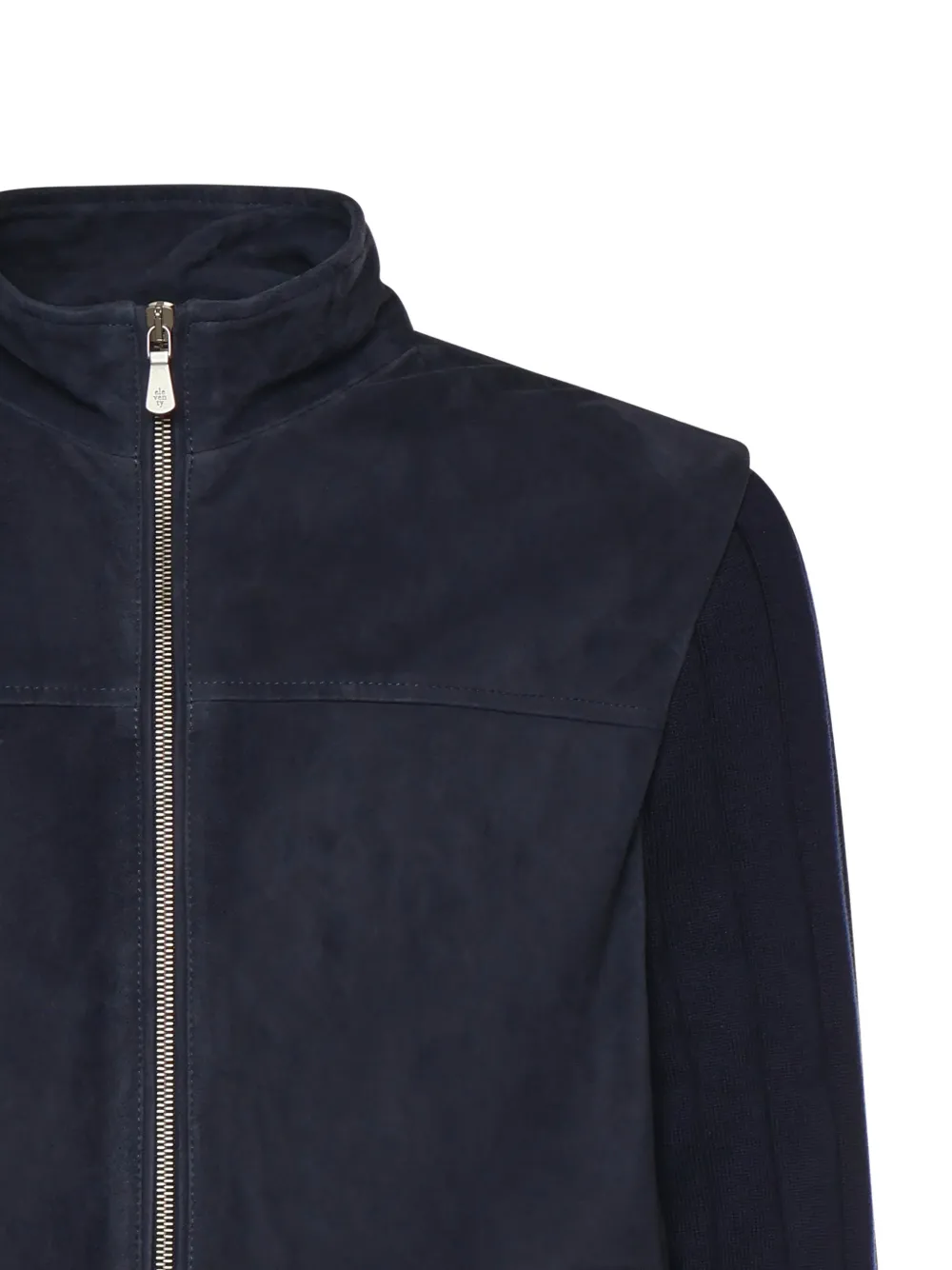  Eleventy Panelled Zip-fastening Jacket - Blue 