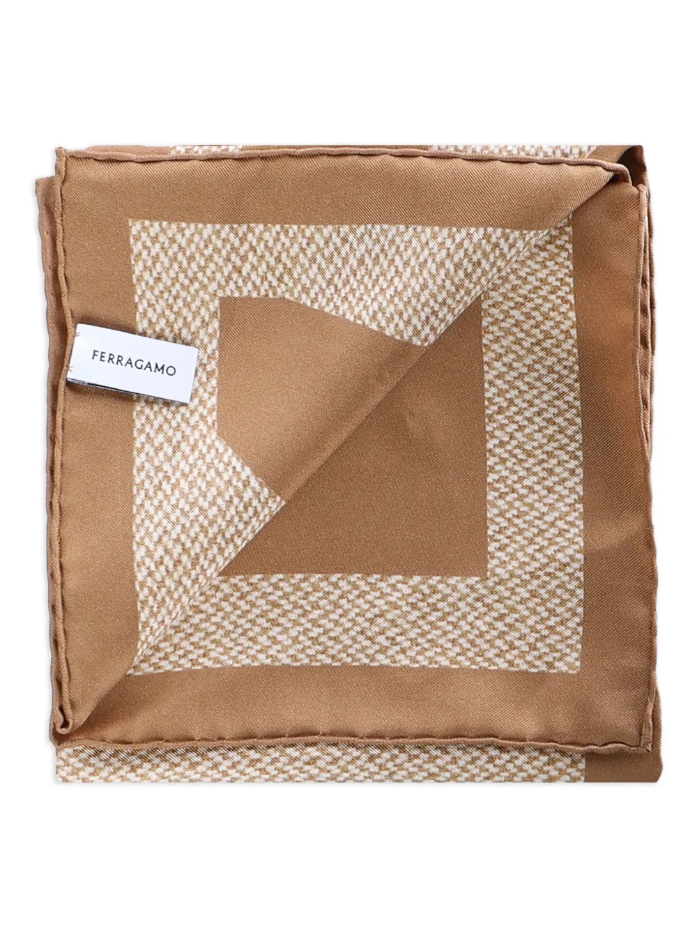Ferragamo patterned scarf - Beige