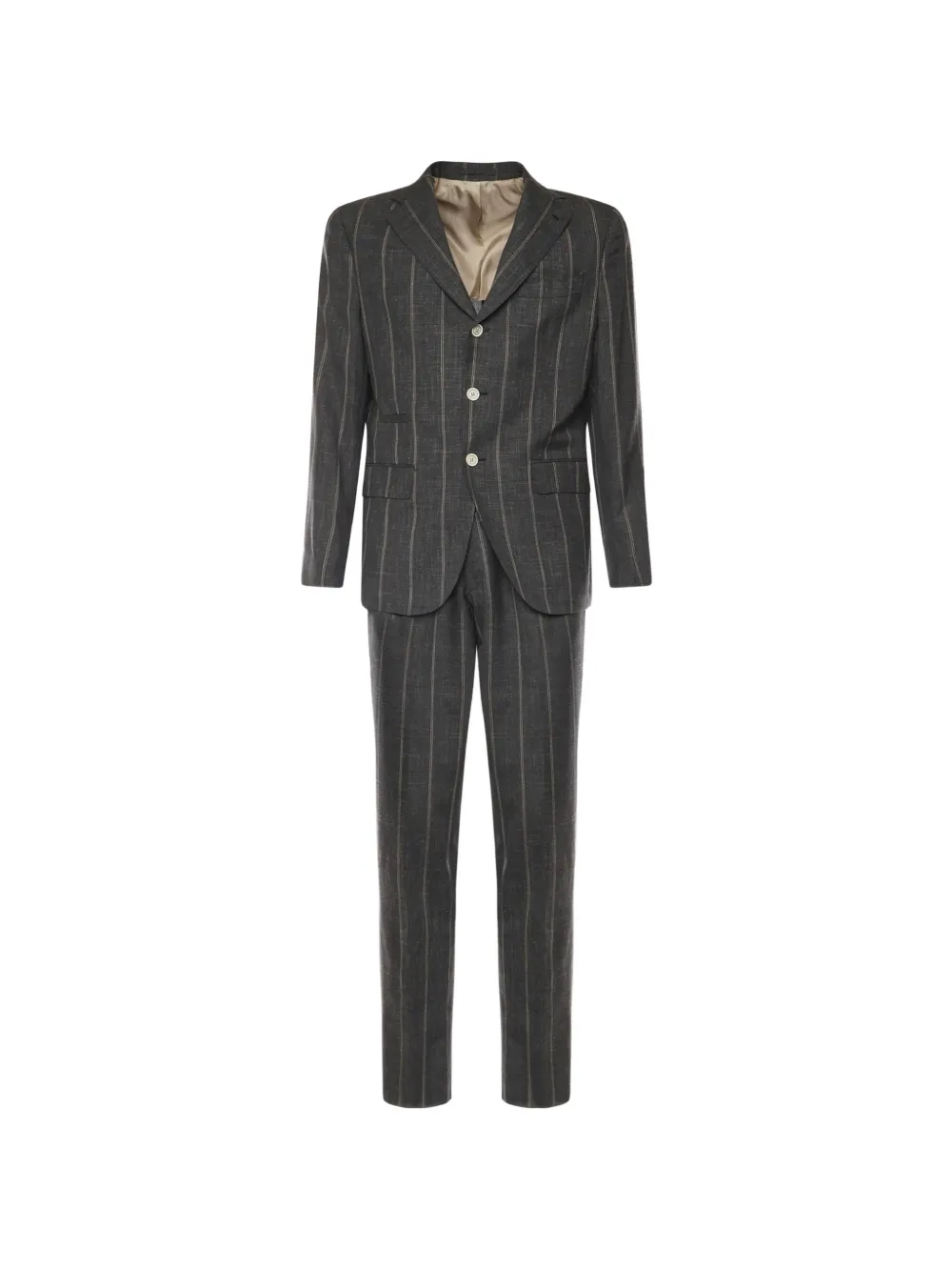 Eleventy striped suit - Grigio