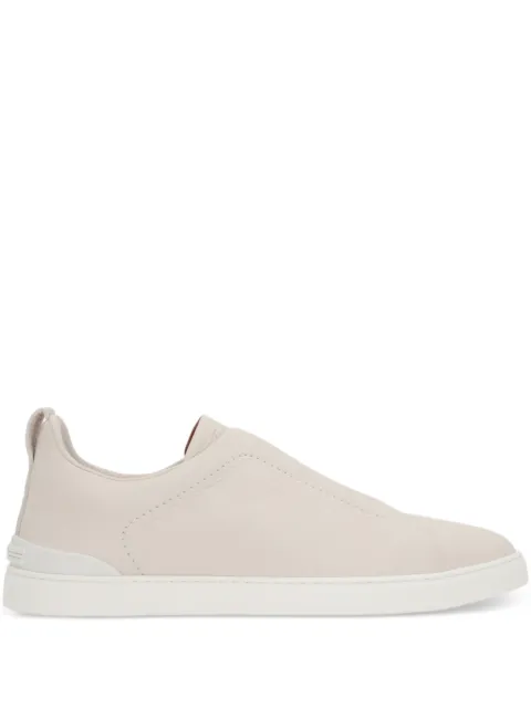 Zegna Triple Stitch slip-on sneakers 