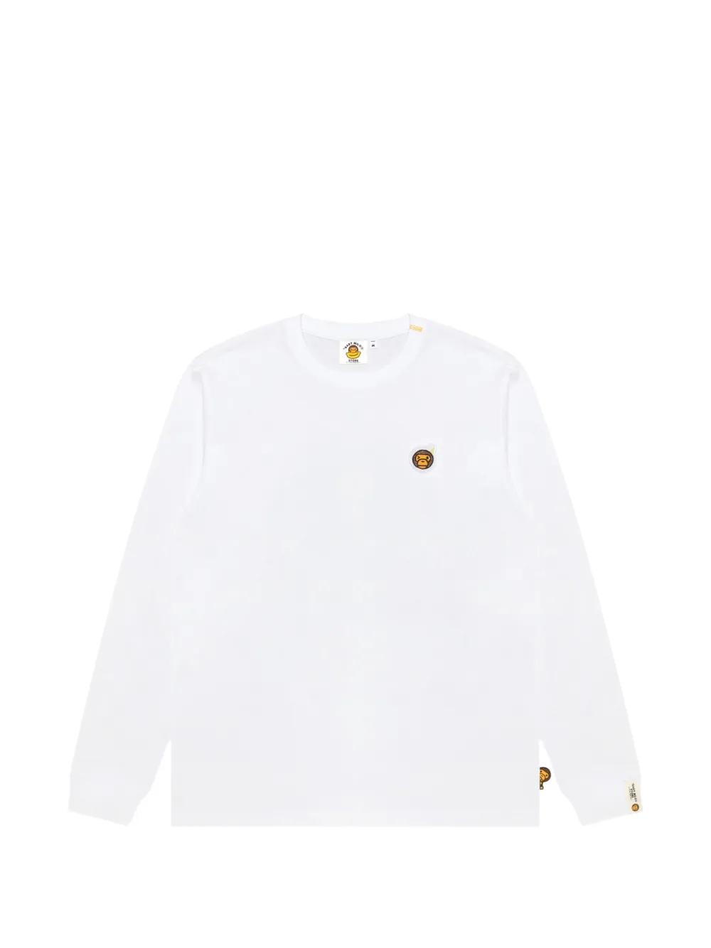 *BABY MILO® STORE BY *A BATHING APE® long-sleeve graphic T-shirt - Bianco