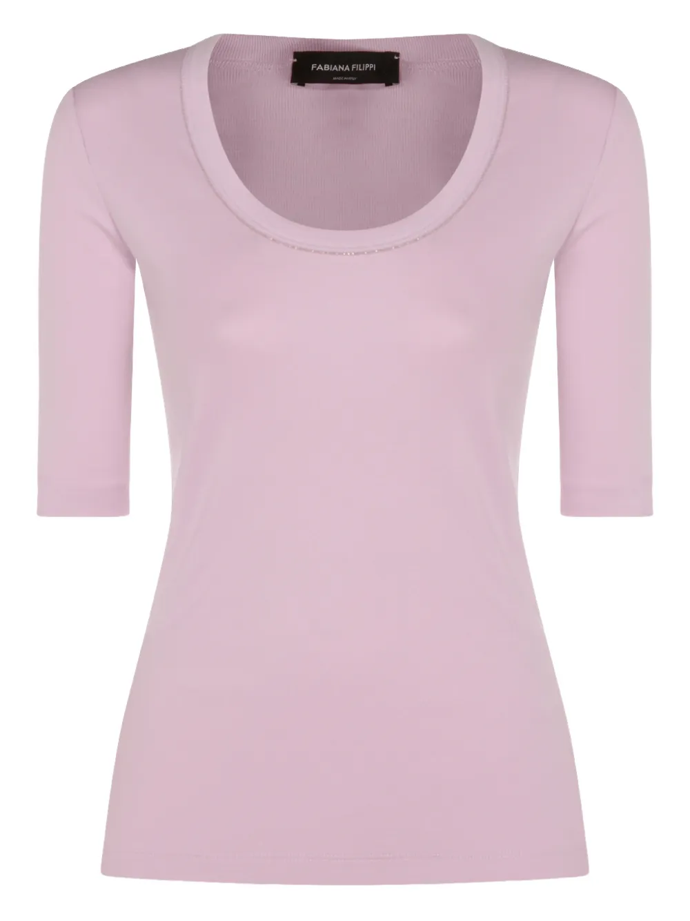 Fabiana Filippi ribbed top - Rosa