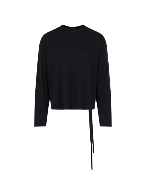 Ann Demeulemeester tie-detail T-shirt