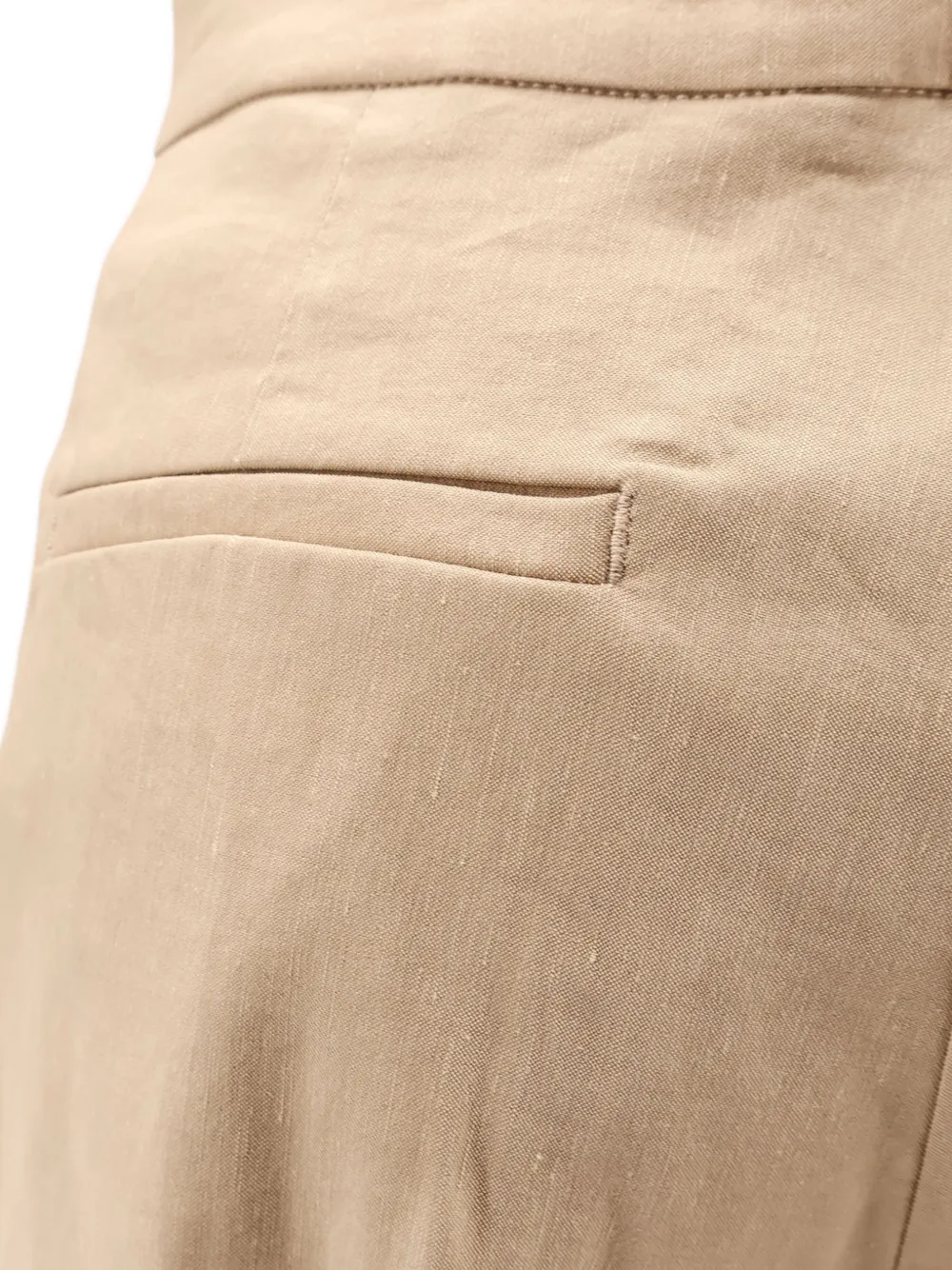 PINKO Broek met zak en knopen Beige