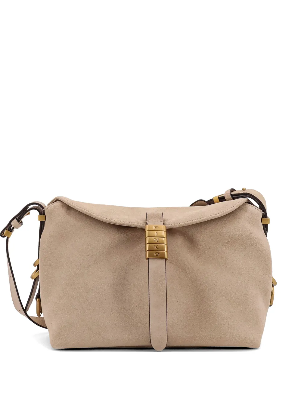 PINKO flap-top shoulder bag - Toni neutri