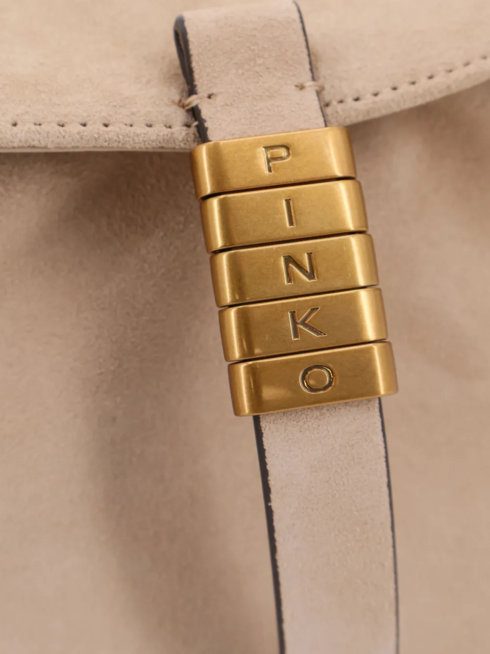 PINKO Schoudertas met omslag Beige