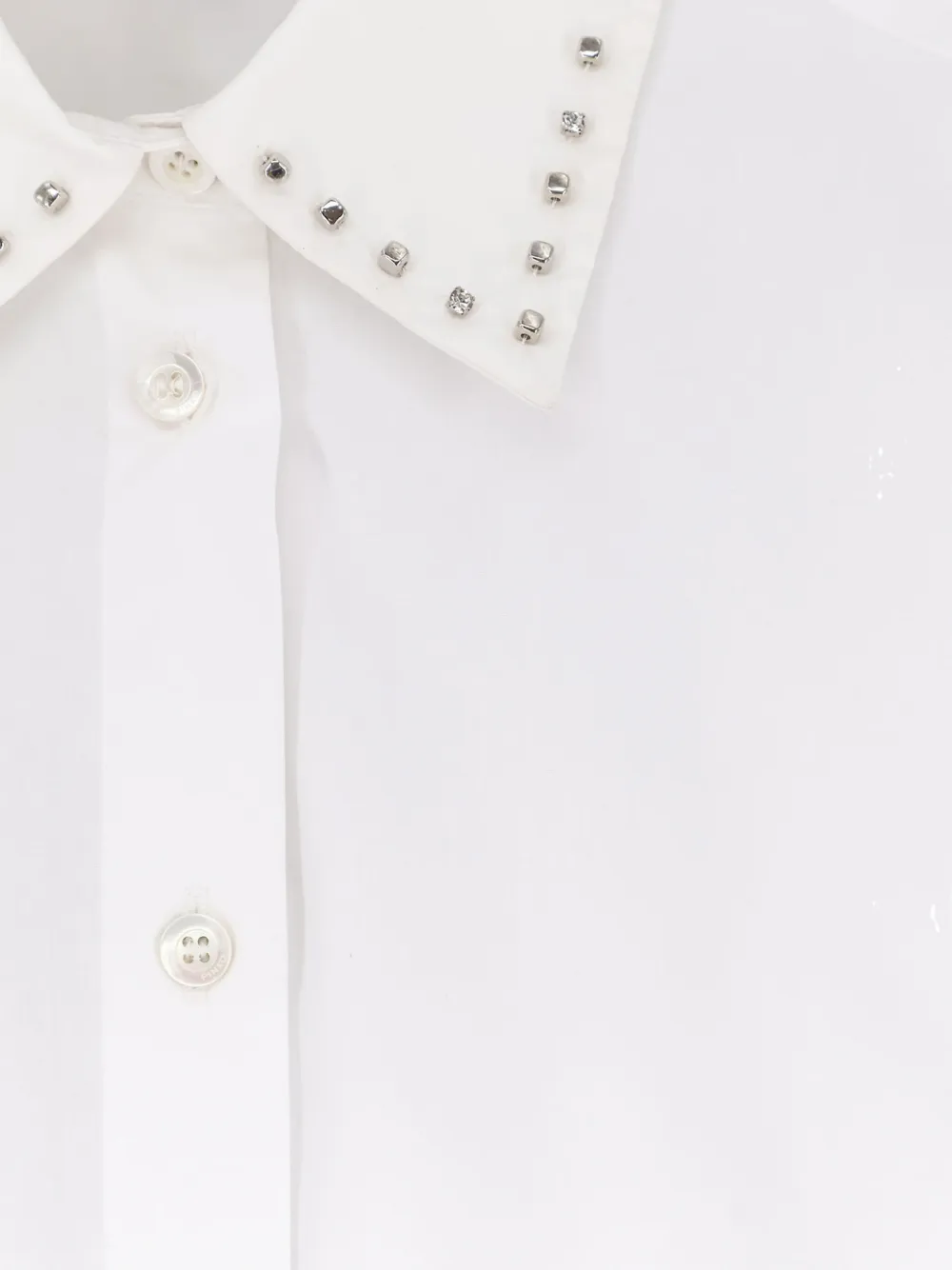  Pinko Cropped Shirt - White 