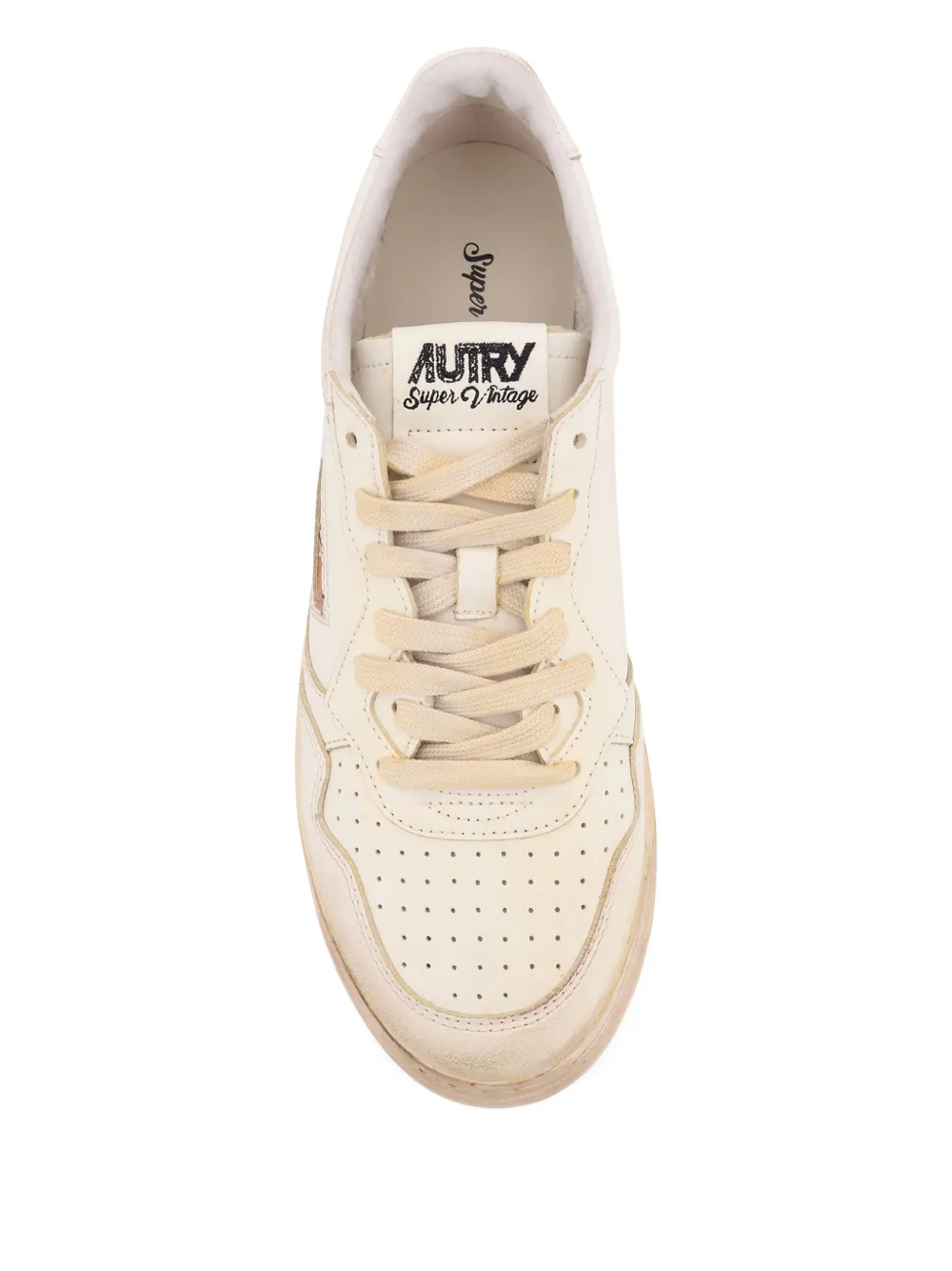 Autry Medalist Super Vintage leren sneakers Wit