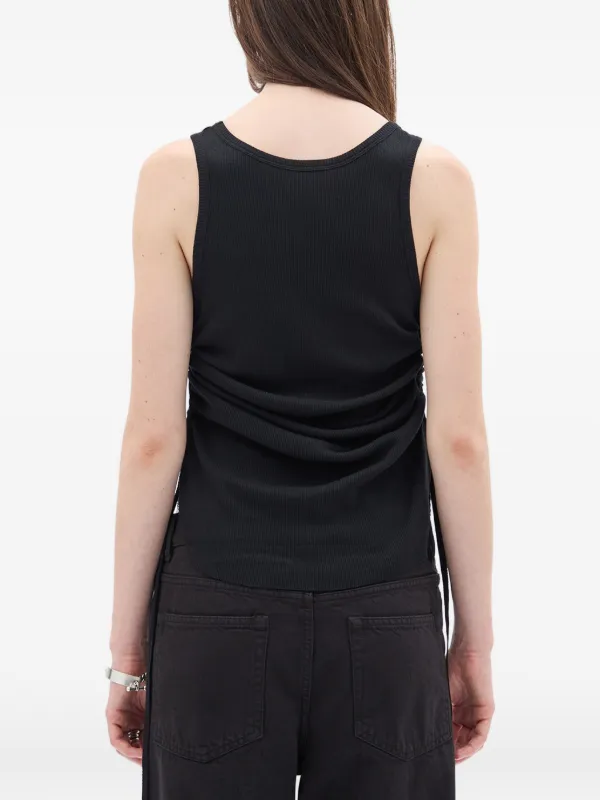 Ann Demeulemeester テクスチャード タンクトップ | ブラック