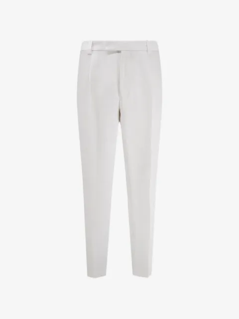 BOSS pressed-crease trousers
