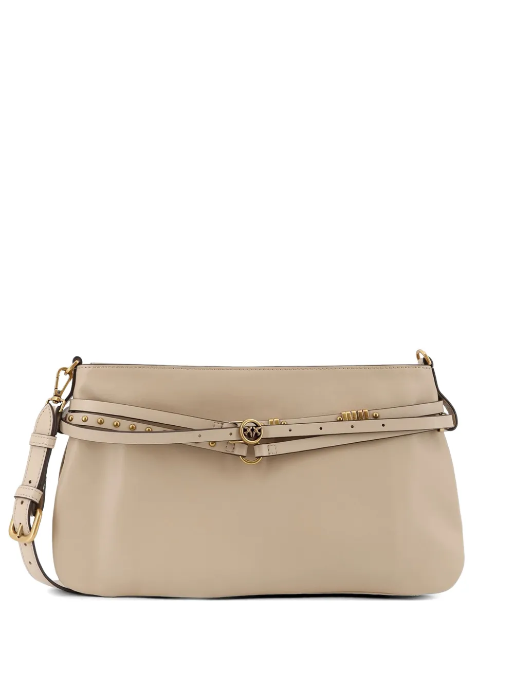 PINKO logo-detail shoulder bag - Toni neutri