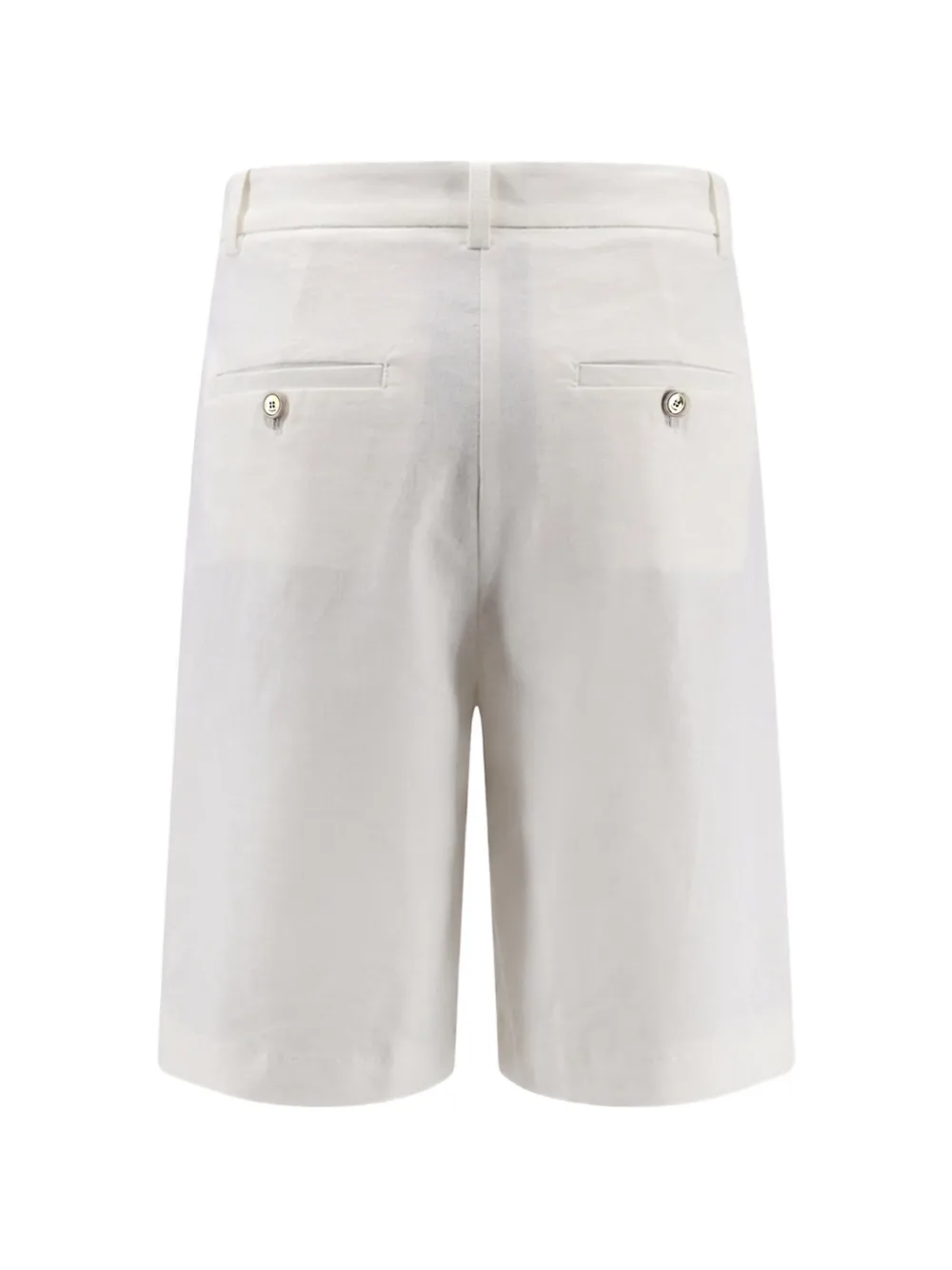  Pinko Button Pleated Shorts - White 