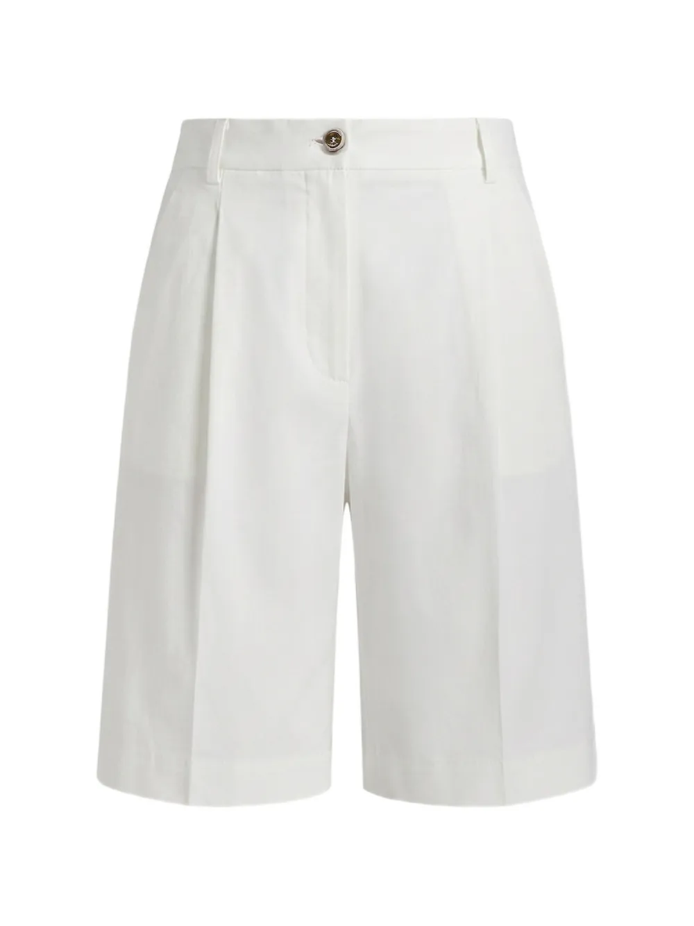 PINKO button pleated shorts - Bianco