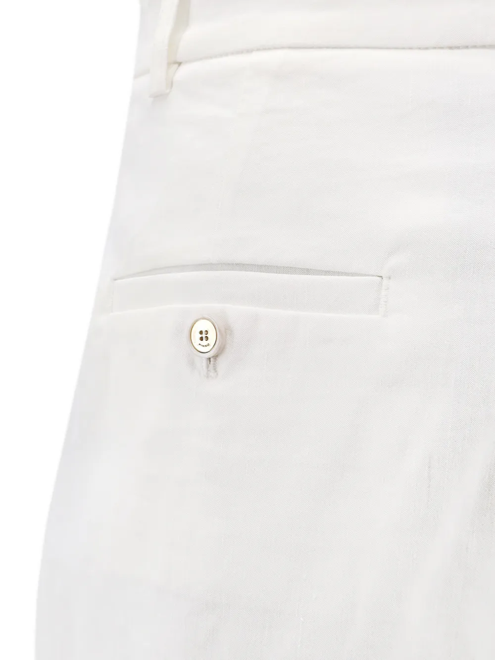  Pinko Button Pleated Shorts - White 