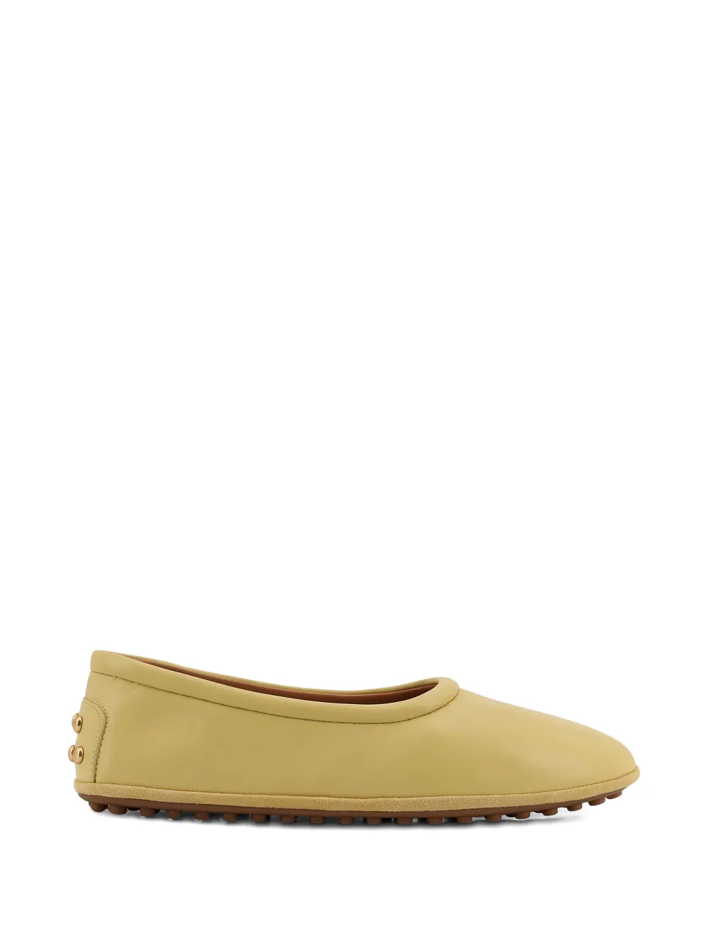 Tod's studded ballet flats - Giallo