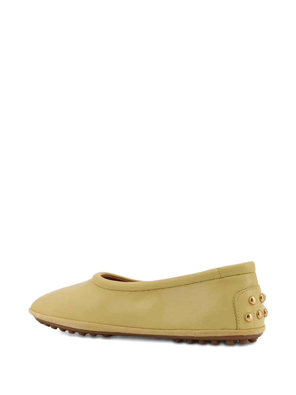 Tod's Ballerina's met studs Geel