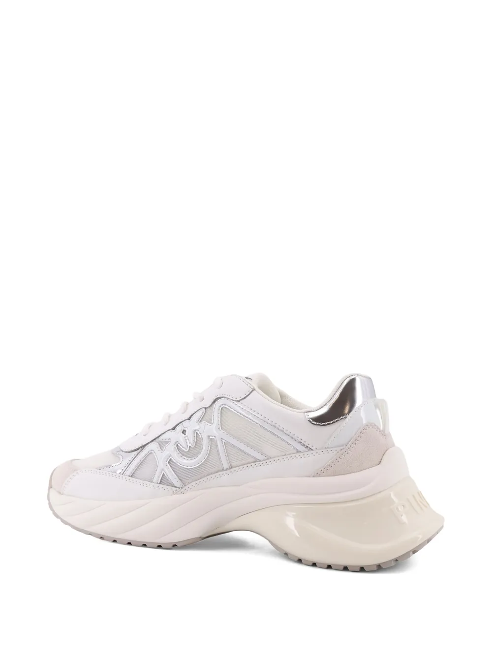 PINKO logo-appliqué sneakers Wit