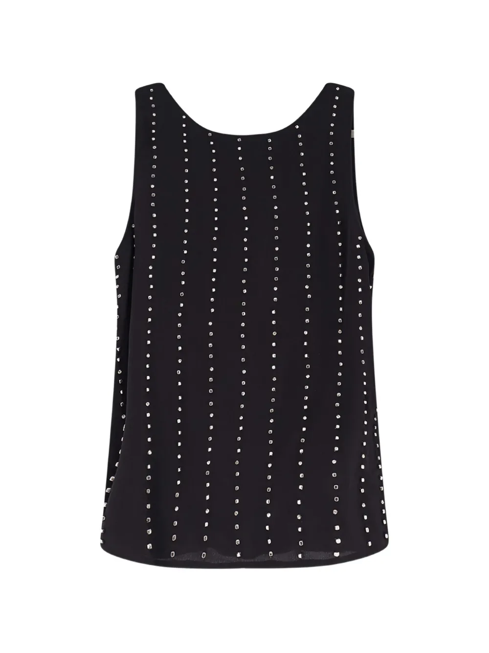 PINKO Verfraaide tanktop Zwart