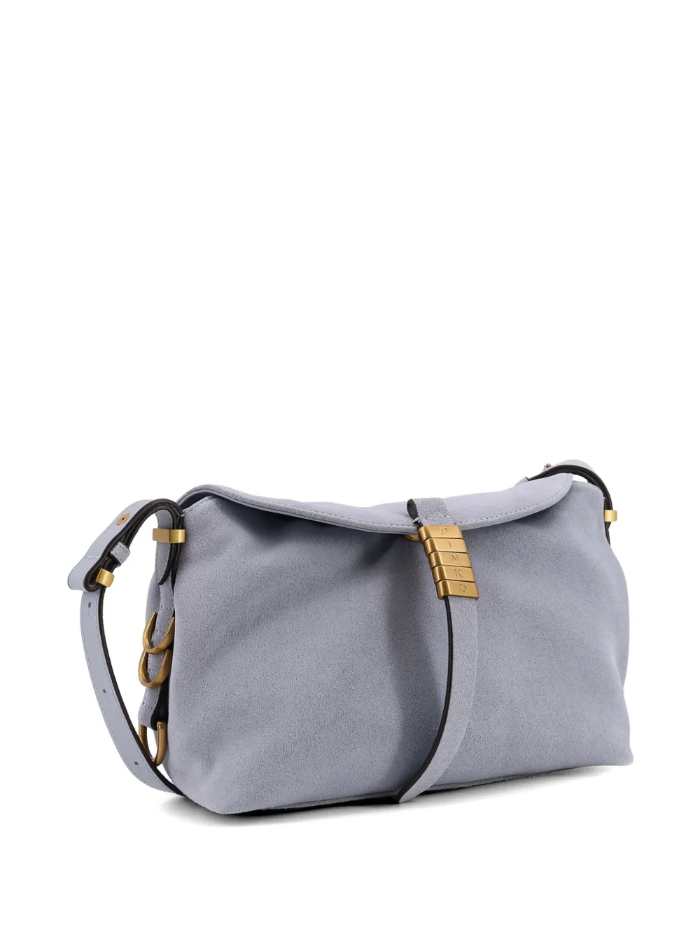 PINKO Schoudertas met logo Blauw