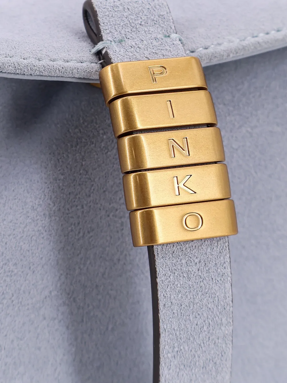 PINKO Schoudertas met logo Blauw