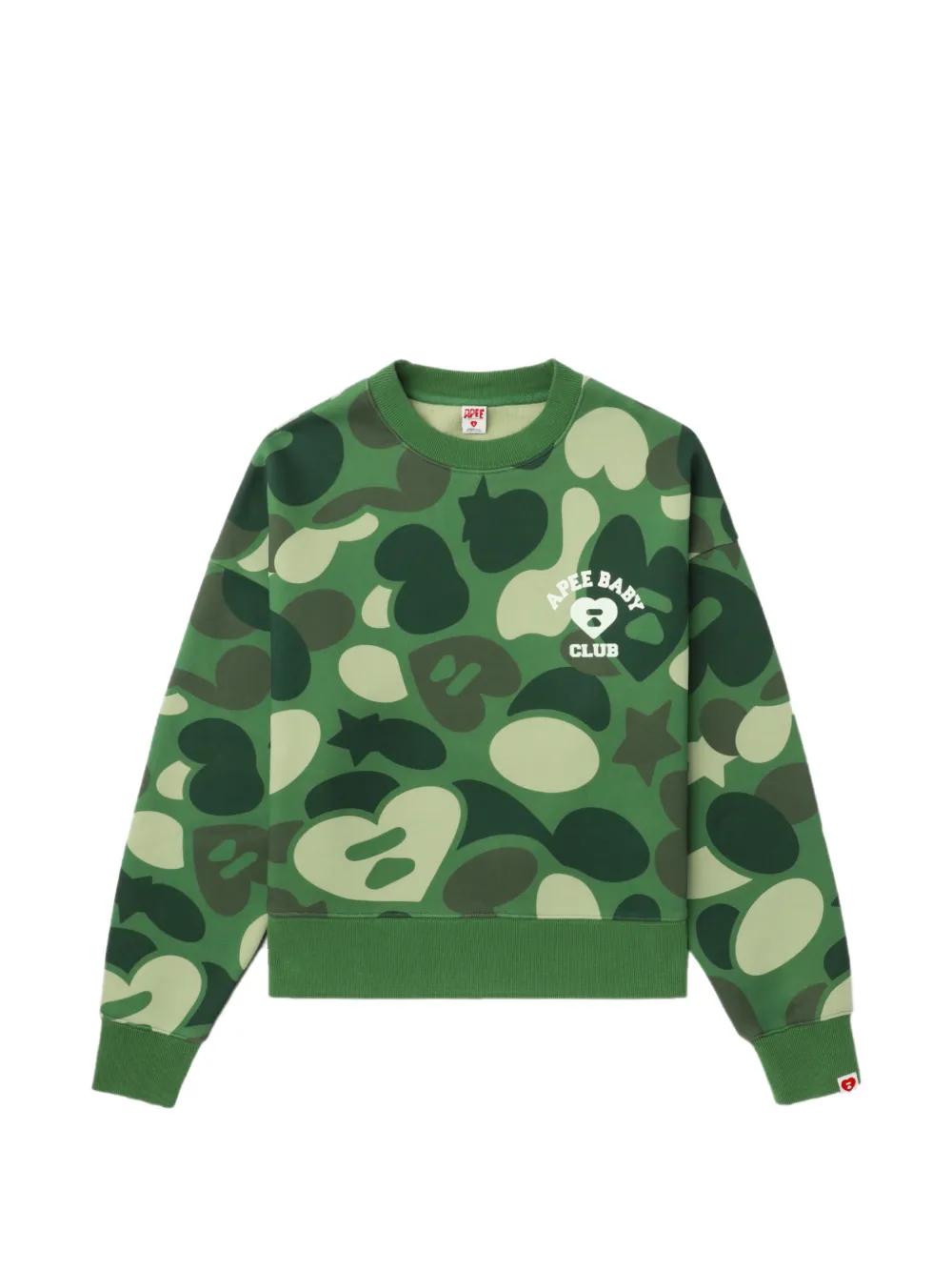 APEE™ by *A BATHING APE® camouflage logo top - Verde