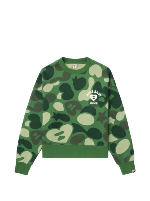 A BATHING APE® camouflage logo top