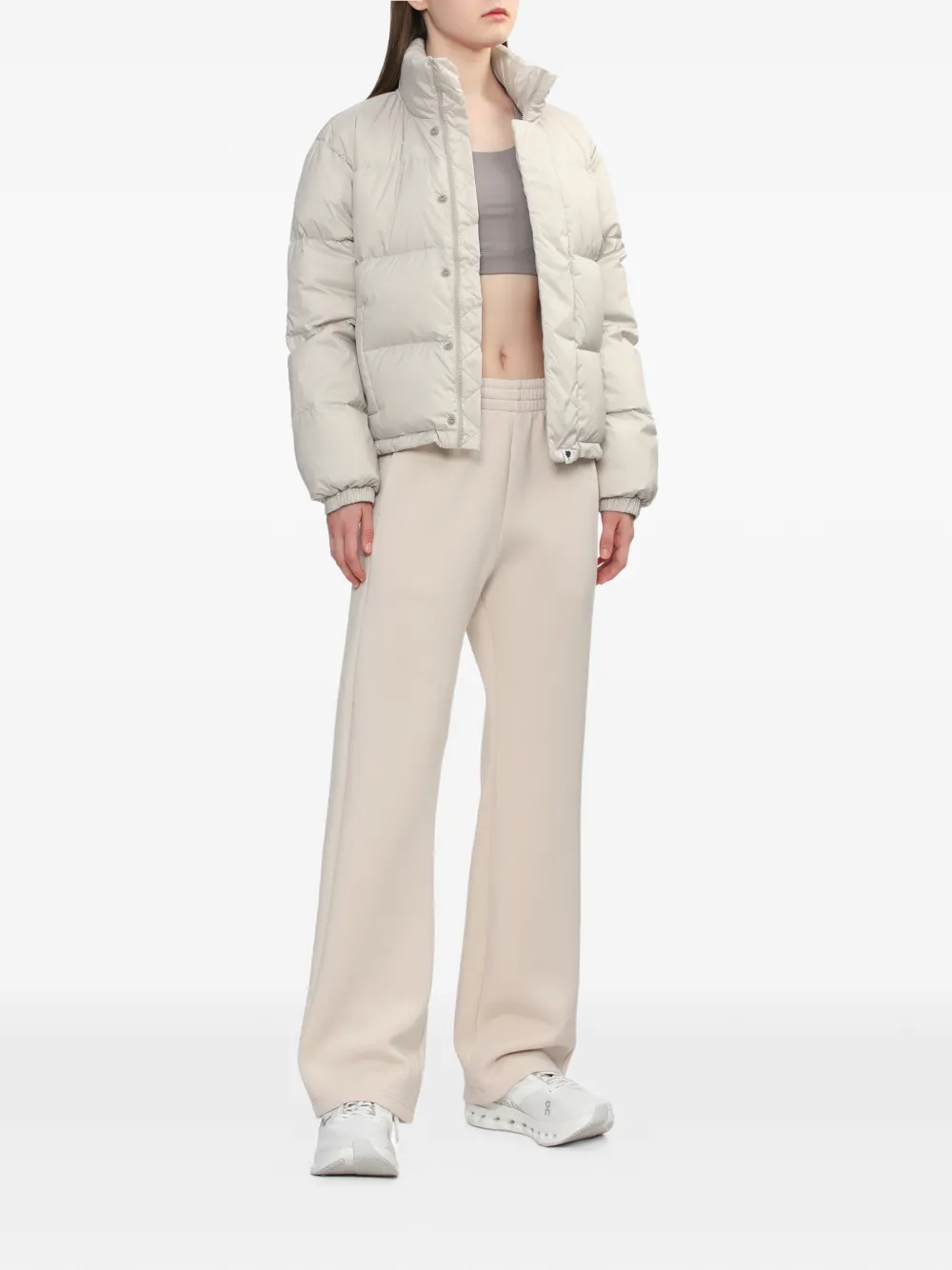 APEE™ by *A BATHING APE Apee logo elasticated trousers - Beige