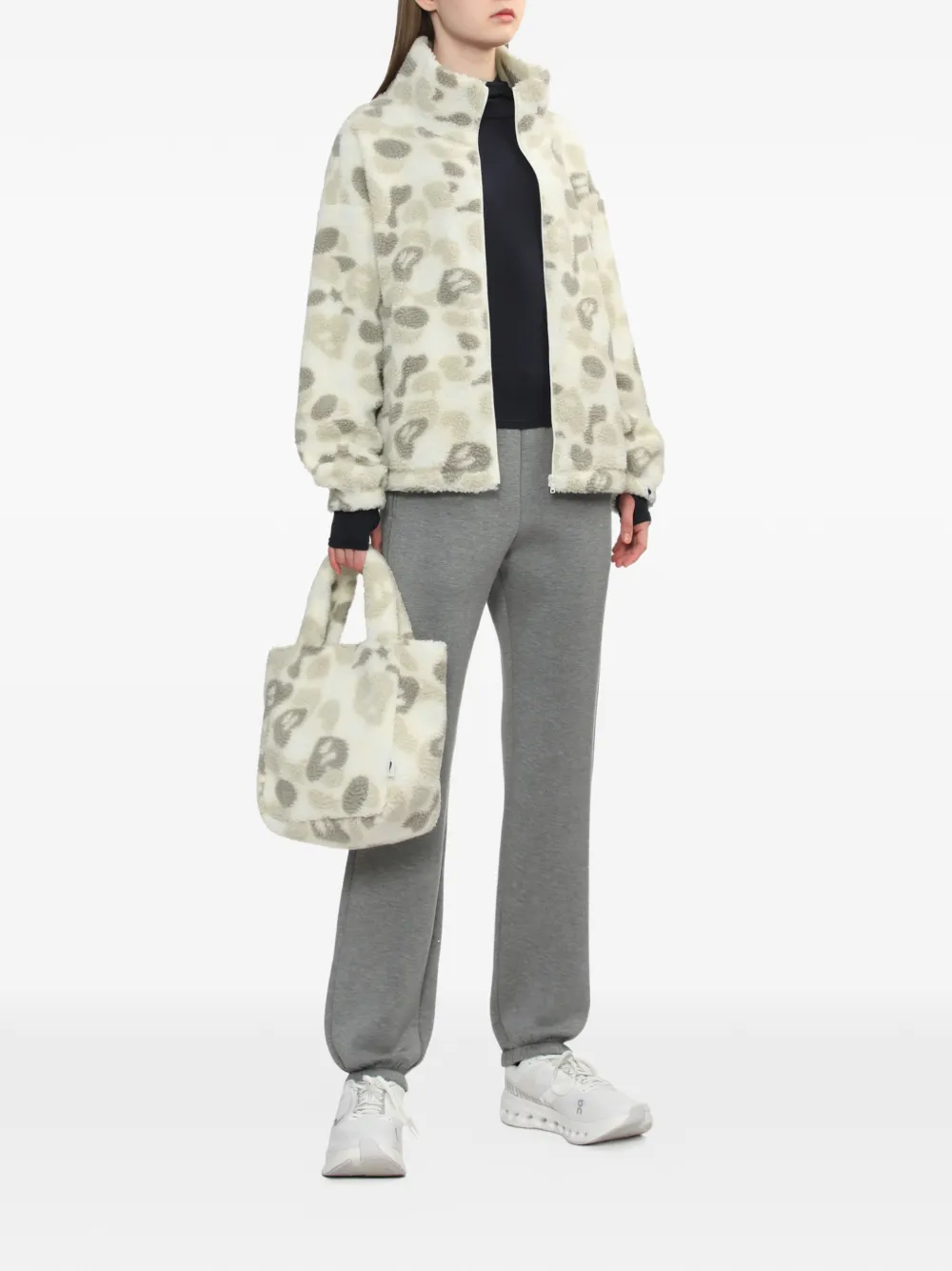 APEE™ by *A BATHING APE long-sleeve hooded sweater - Blauw