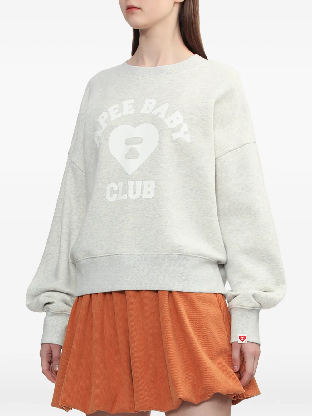  A Bathing Ape® Jersey Con Logo - Gris 