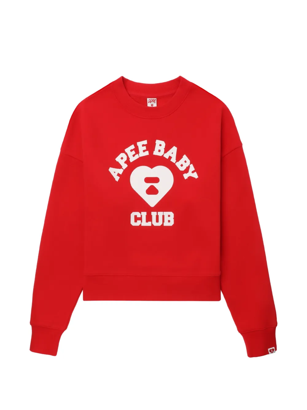APEE™ by *A BATHING APE® logo print sweater - Rosso