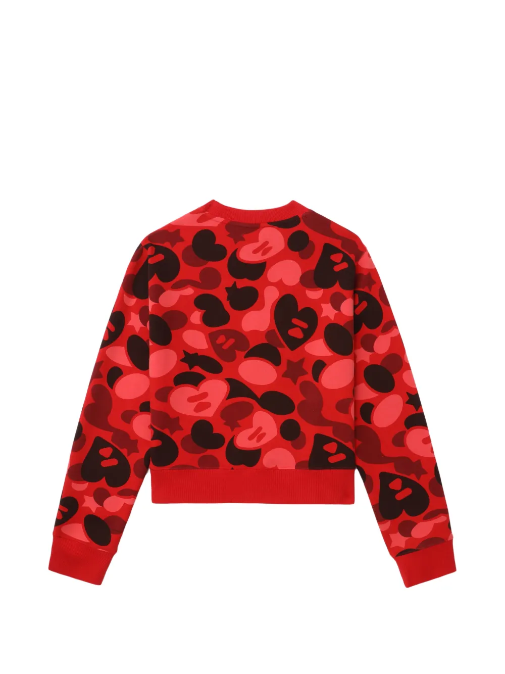 A BATHING APE® ハート セーター | レッド | FARFETCH JP
