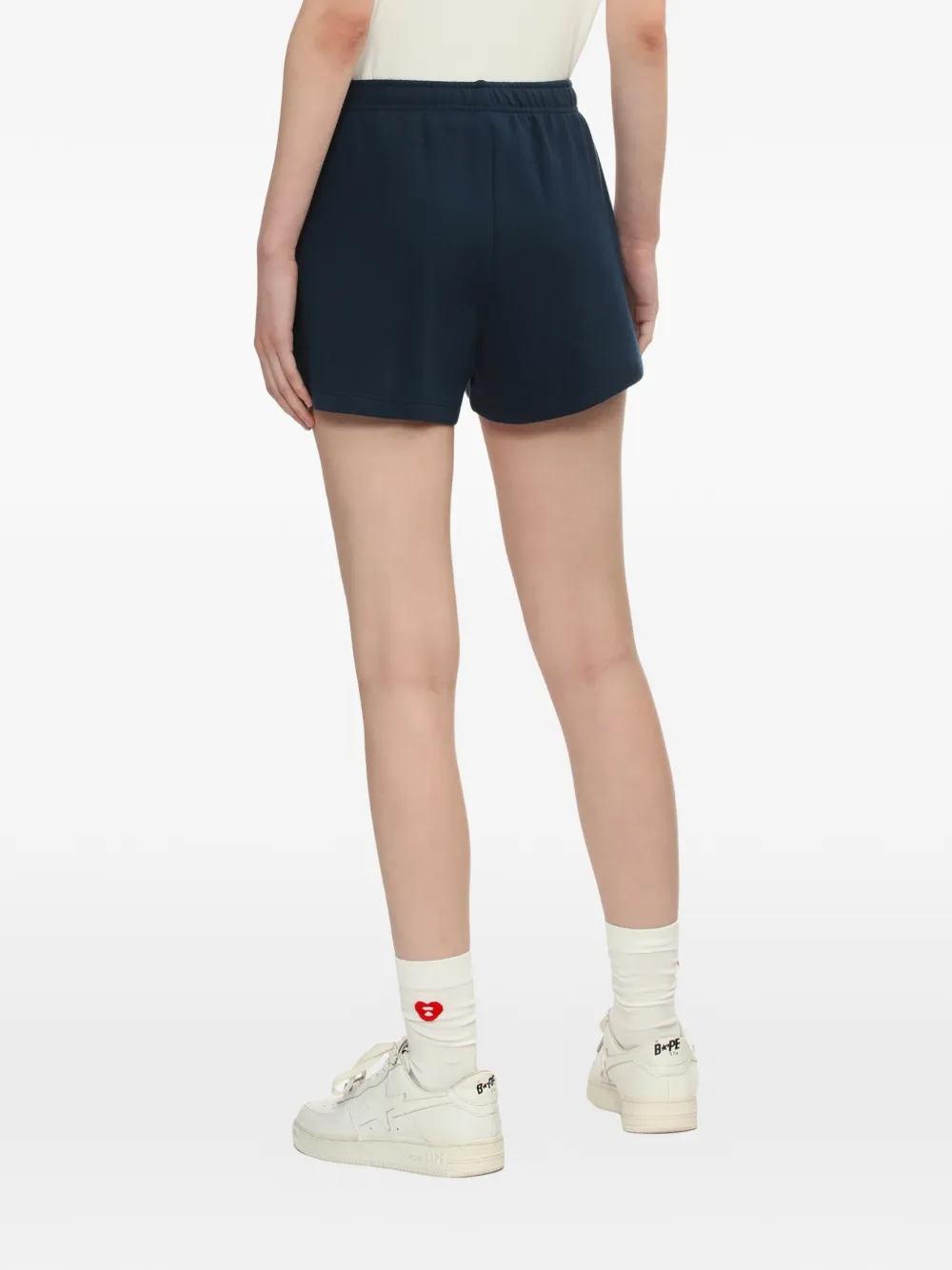  A Bathing Ape® Embroidered Drawstring Shorts - Blue 