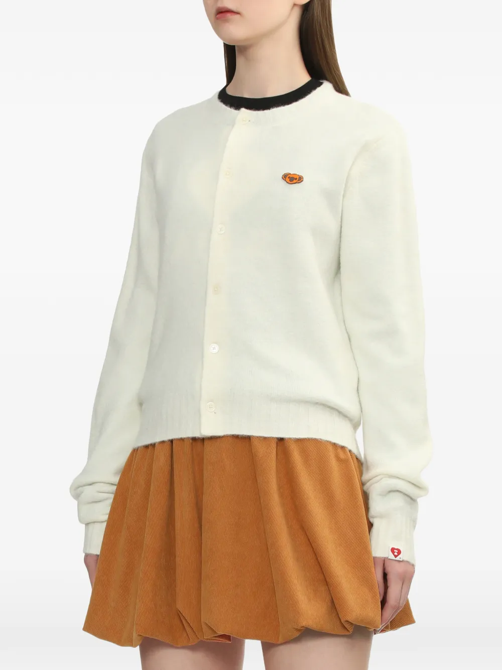  A Bathing Ape® Embroidered Cardigan - Neutrals 