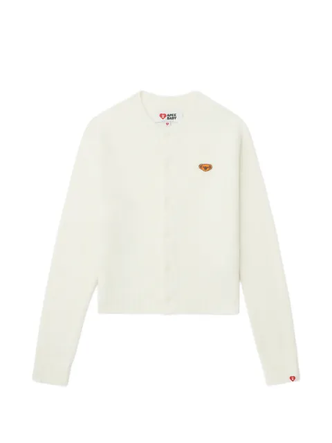 A BATHING APE® cardigan à détails brodés