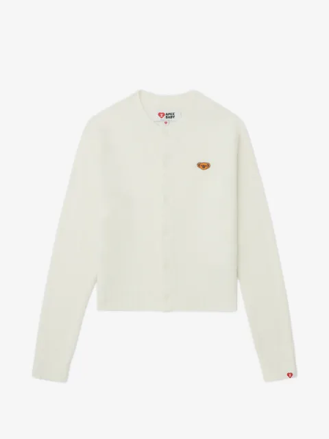 A BATHING APE® embroidered cardigan