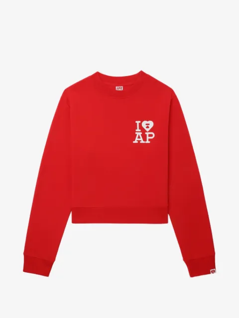 A BATHING APE® logo graphic sweater