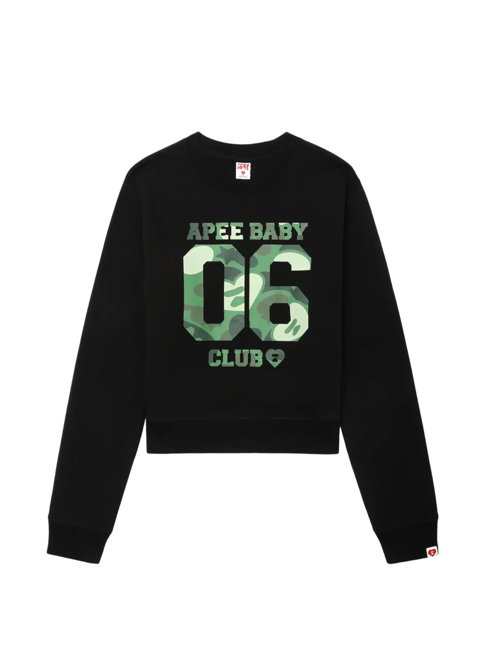 APEE™ by *A BATHING APE® camouflage graphic crewneck sweater - Nero
