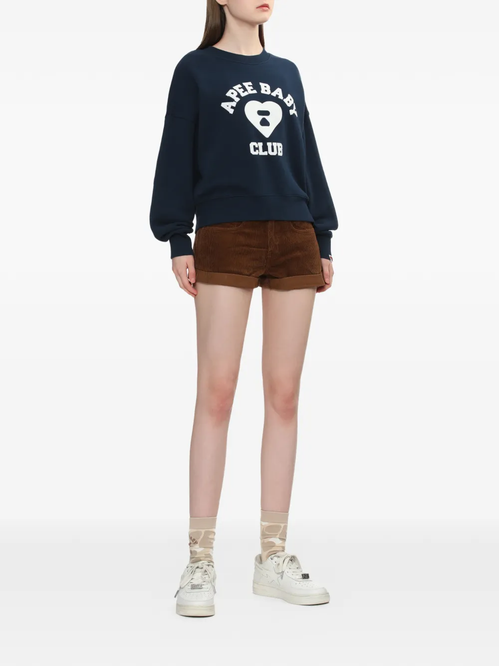 A Bathing Ape® Logo Print Knitwear - Blue 