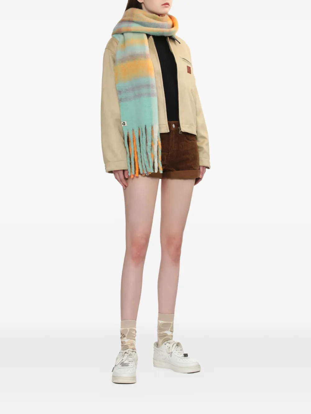  A Bathing Ape® Corduroy Cuffed Shorts - Brown 