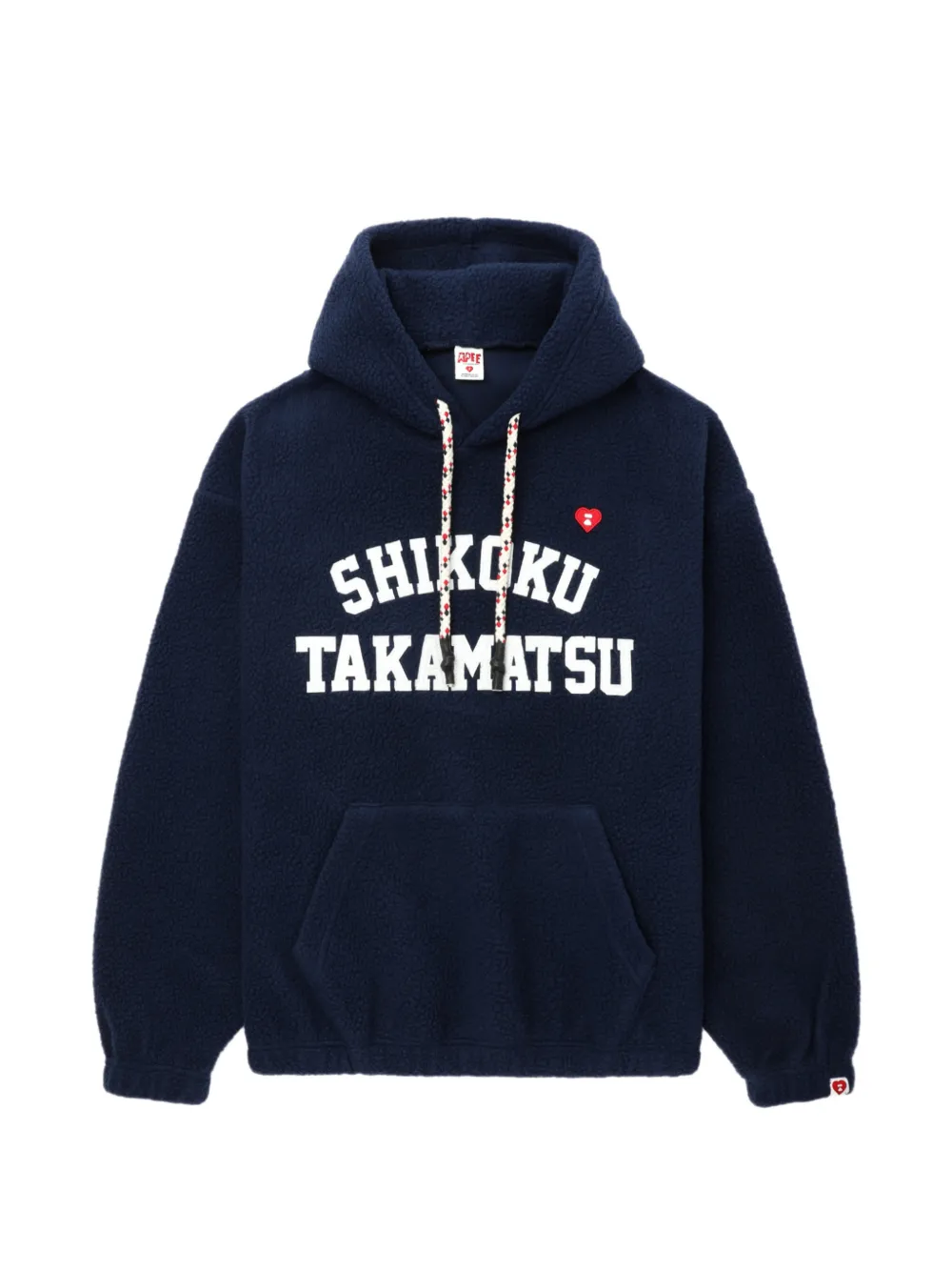 APEE™ by *A BATHING APE® hooded graphic sweater - Blu