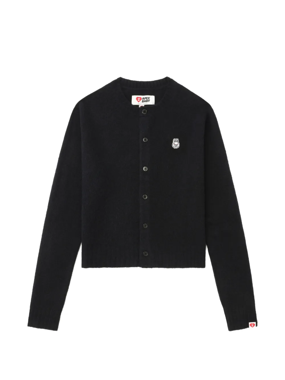 APEE™ by *A BATHING APE® Baby Doppy buttoned cardigan - Nero