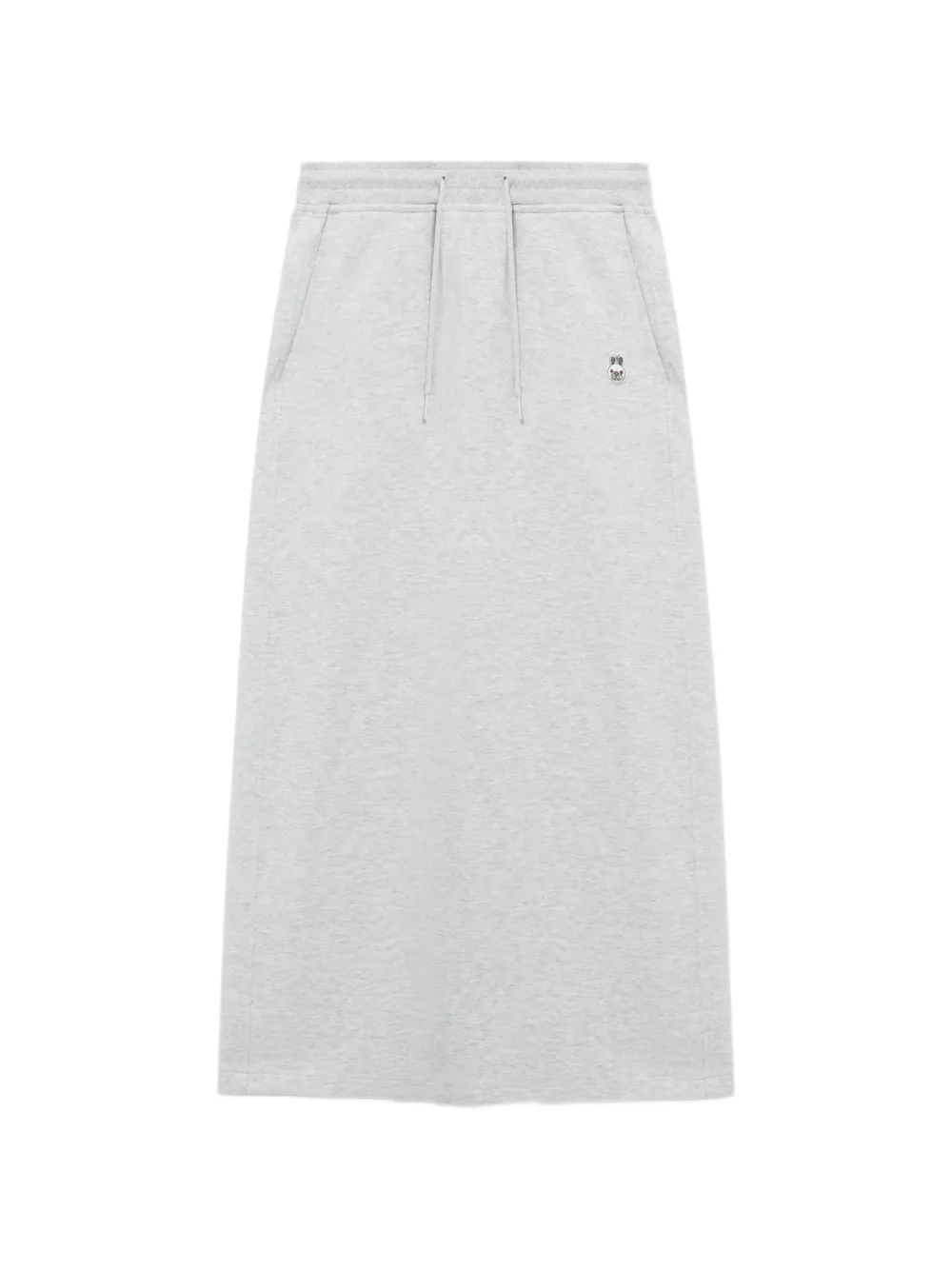 APEE™ by *A BATHING APE® drawstring maxi skirt - Grigio