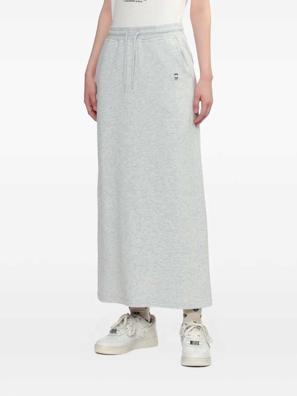  A Bathing Ape® Drawstring Maxi Skirt - Grey 