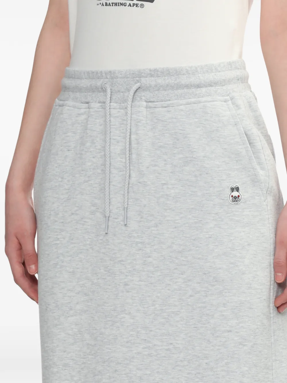 drawstring maxi skirt