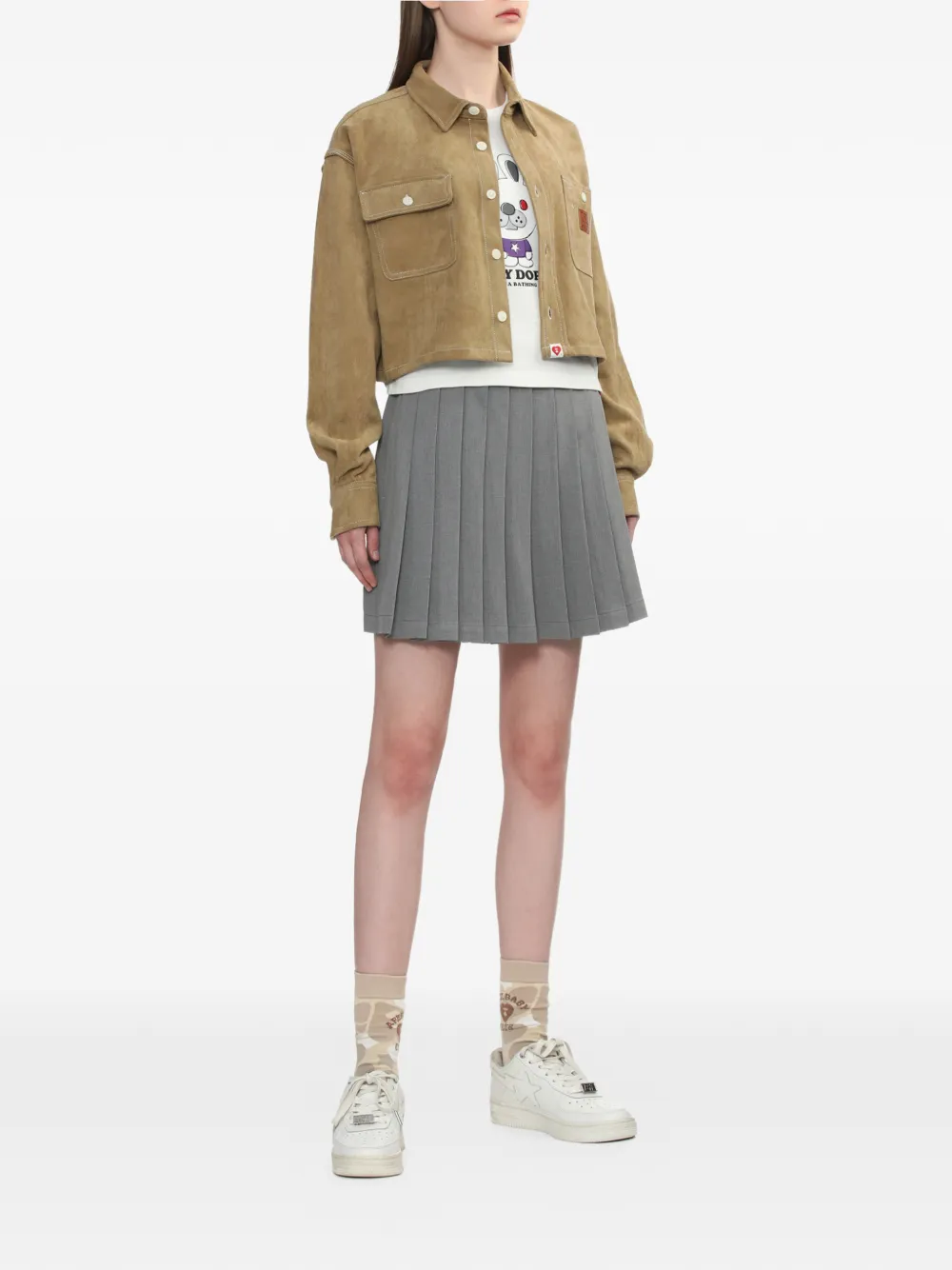 APEE™ by *A BATHING APE pocket button shirt - Bruin